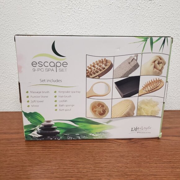 Home Accessories - Bathroom - 9 Piece Spa Set by Escape - New - Picture 2 of 3